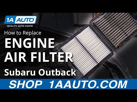 How to Replace Engine Air Filter 10-14 Subaru Outback