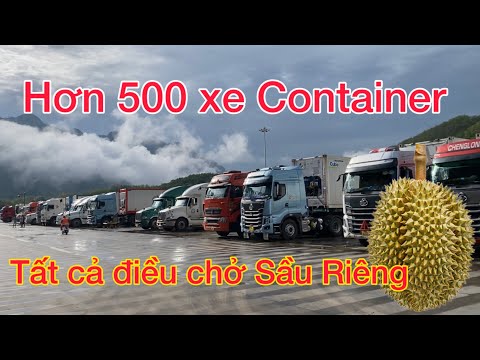 Mới chỉ mỗi cửa khẩu Hà Giang thôi mà lượng xe đã như vậy rồi