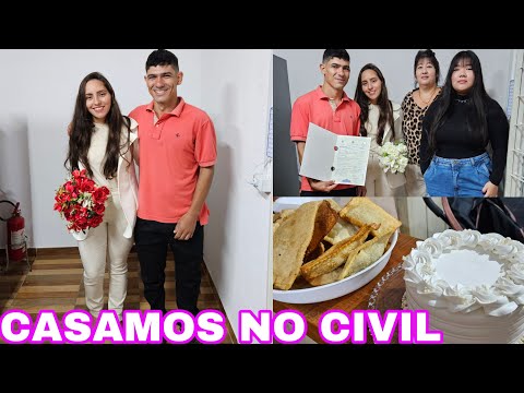 CASAMOS NO CIVIL 👰🤵🙏🙏
