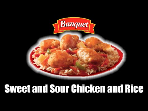 Banquet Sweet and Sour Chicken Frozen Dinner - WHAT ARE WE EATING??