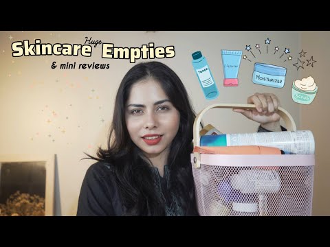 Skincare empties+mini reviews ✨🙋🏻‍♀️❤️