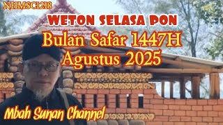 Primbon Weton Selasa Pon Bulan Safar (Agustus 2025)