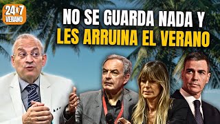 Pérez Roldán (HazteOir) no se guarda nada y arruina el verano a Sánchez, Begoña, ZP y a todo el PSOE