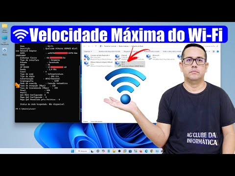Como saber qual velocidade máxima da placa de rede wi fi