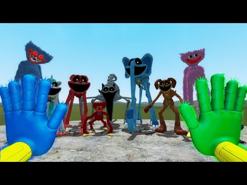 SURVIVING AGAINST THE BIG SMILING CRITTERS TOYS & ATTACK, POPPY PLAYTIME | GARRY'S MOD