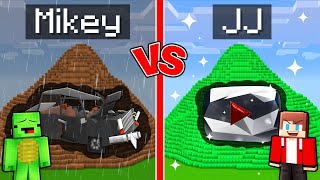 Mikey vs JJ Luxury Mountain Mine Battle in Minecraft (Maizen)