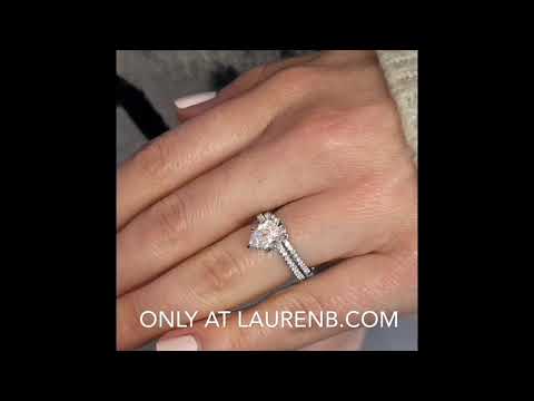 Pear Shape Moissanite Full Diamond Basket