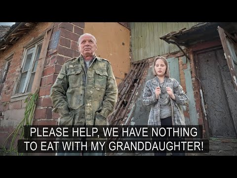 Grandpa has nothing to treat and feed his granddaughter.