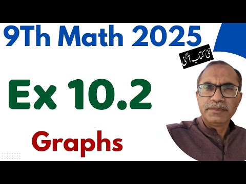 9Th Class Math New Book Exercise 10.2 || Chapter 10, Graphs of Functions