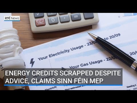 YouTube video thumbnail: Energy Credits Scrapped Despite Advice, Claims Sinn Féin MEP