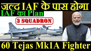 2026 तक India के पास होगा 3 Squadron Tejas Mk1A, Indian Air Force का Plan