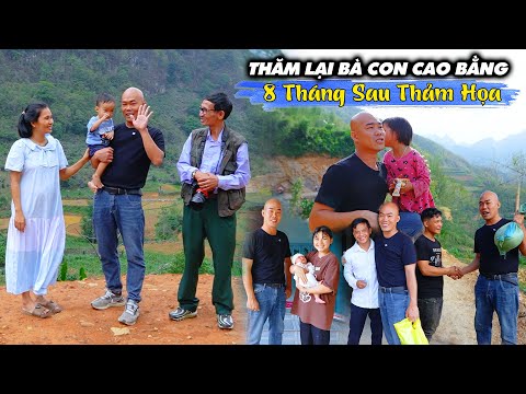 THÉP CÙNG VỢ VÀ CON TRAI HUY HOÀNG THĂM LẠI BÀ CON CAO BẰNG 8 THÁNG SAU SẠT LỞ BÃO YAGI 2024