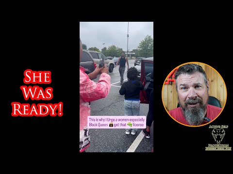 Protective Mama Has to Step Between Her Family And Mentally Unstable Carjacker
