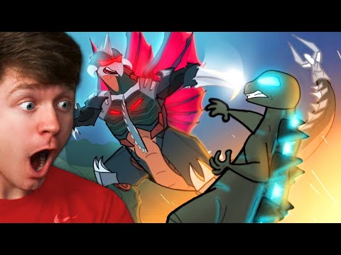 Reacting to GODZILLA vs GIGAN!? (Triangle vs Monkey Part 49)