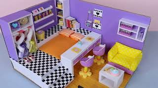 Making A Cardboard Apartment with A LOT of Storage Spaces!