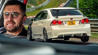 Epic Mods, BIG SEND: Honda Civic FD2 Type R! // Nürburgring