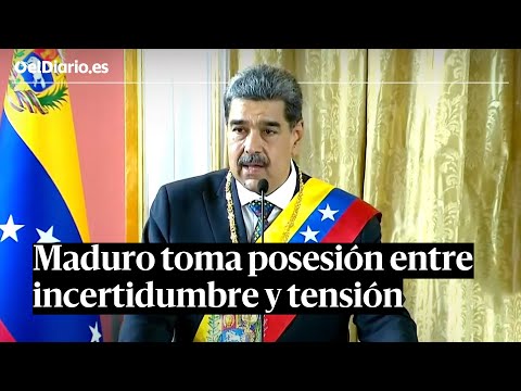 MADURO jura el cargo de presidente de VENEZUELA entre INCERTIDUMBRE y TENSIÓN