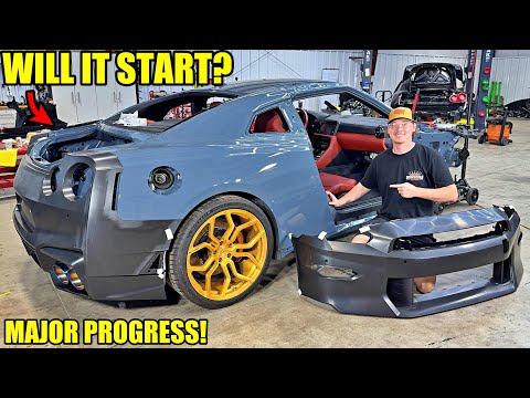 Rebuilding A Wrecked 2024 Nissan GTR (Part 6)