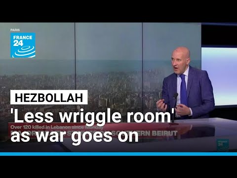 YouTube video thumbnail: Hezbollah has 'Less Wriggle Room' as Lebanese 'Lose Their Patience'