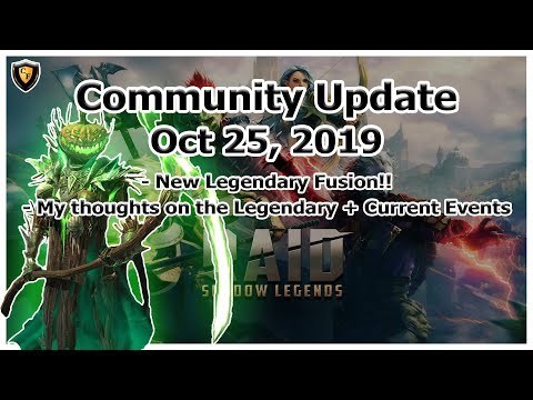 RAID Shadow Legends | Update Oct 25, 2019 | New Legendary Fusion! Is it worth it?
