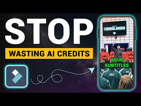 How to Save AI Credits When Creating Subtitles in Filmora 14