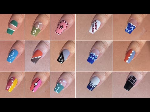 20+ Easy dot nail art designs ideas || Nail art compilation 2025