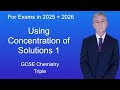 Calculating Concentration and Moles