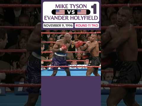 Mike Tyson 🇺🇸 VS 🇺🇸 Evander Holyfield 1 | November 9, 1996 | ROUND 11 TKO