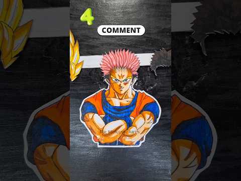 Guess the real hair of Gokuโ๏ธ๐ค๐ซต#naruto #kakashi #dragonball #demonslayer #goku #gojo #shorts