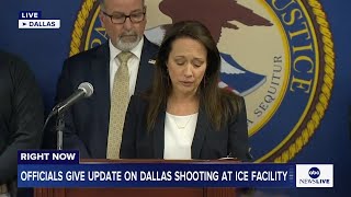 LIVE: FBI, Dallas officials give update on ICE facility shooting