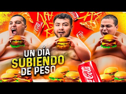 🍔RETO UN DIA SUBIENDO DE PESO CON EL CREW RETOJORJAIS🔥