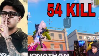 54 KILL Jonathan gaming || Best Game play in Jonathan gaming @JONATHANGAMINGYT