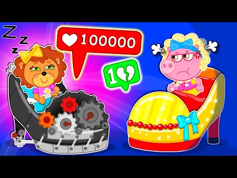 Lion Family | Rich Unpopular vs Broke Popular Incredible Bed - Don't Feel Jealous | Cartoon for Kids