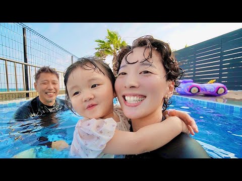 姪っ子と初めて過ごす夏のプールお泊まりが幸せすぎたwww
