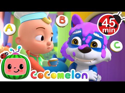 How To Spell ABCs with Cupcakes! 🧁😋 CoComelon Nursery Rhymes + Popular Animal Songs for Kids 🎵