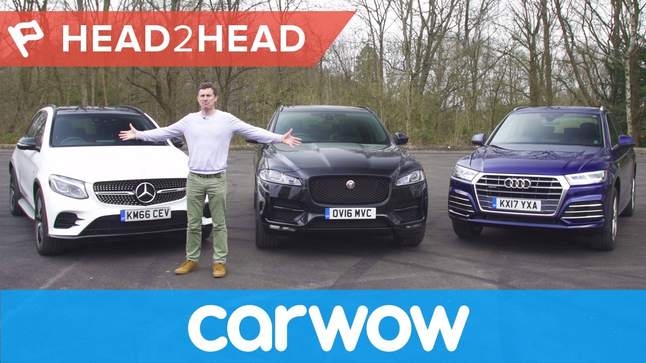 Mercedes GLC v Audi Q5 vs Jaguar F-Pace review