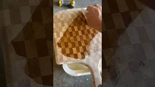 Charcuterie Board Transformation ✨ End Grain Cutting Board Oiling | #Woodworking #DIY #Satisfying