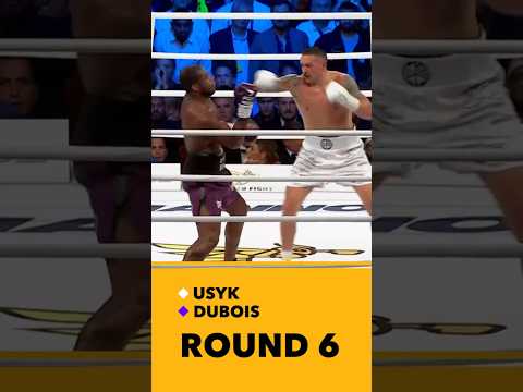 Usyk vs Dubois – Best Punches Rounds 6–9 🔥 | Precision & Power!