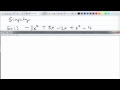 Adding and Subtracting Polynomials