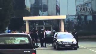 [23.08.14] [FANCAM] Lee Jong Suk vẫy tay chào fan ở sân bay Tân Sơn Nhất