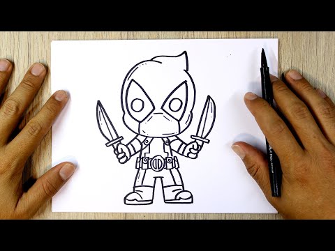 Drawing and Coloring  DeadPool - 2024 -Transformations ⭐How to Draw  DeadPool