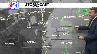 Severe weather risk for Southern & Eastern Colorado