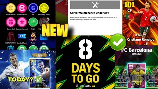 BIG TIME BALE PACK TODAY 😱💯 GOAT PACK ? 🔜 MAINTENANCE END TIME TODAY EFOOTBALL MOBILE #shorts 
