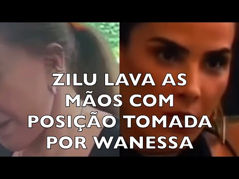 ZILU LAVA AS MÃOS COM POSIÇÃO TOMADA POR WANESSA