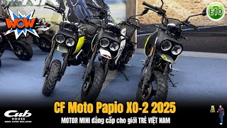 CF Moto Papio XO-2 125 2025 TRẮNG -VÀNG ▶ MOTOR MINI đẳng cấp cho giới TRẺ VIỆT NAM 🔴 TOP 5 ĐAM MÊ