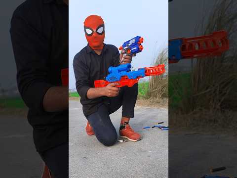 Twin Soft Bullet Gun Vs Nerf Shoot Gun #shorts #short #trending