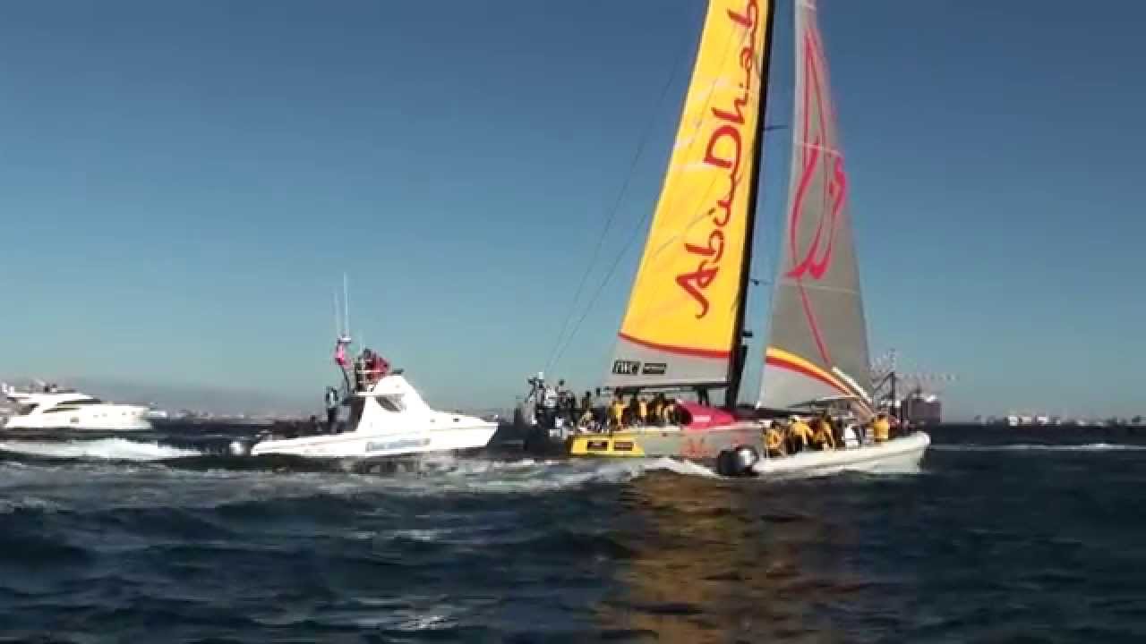 Volvo Ocean Race - Arrivo del Team Abu Dhabi a Città del Capo