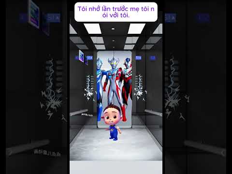 Phải thật bình tĩnh khi thang máy gặp trục trặc #HoatHinhVuiNhon #HoatHinhTreEm #GiaiTri#shorts