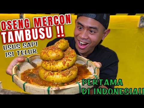 GILA!! MUKBANG OSENG MERCON TAMBUSU PERTAMA DI INDONESIA!!