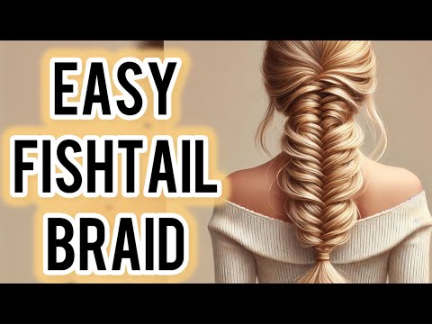 “Braids Made Easy: Learn the Perfect Fishtail in No Time! 💖✨ #BraidTutorial”